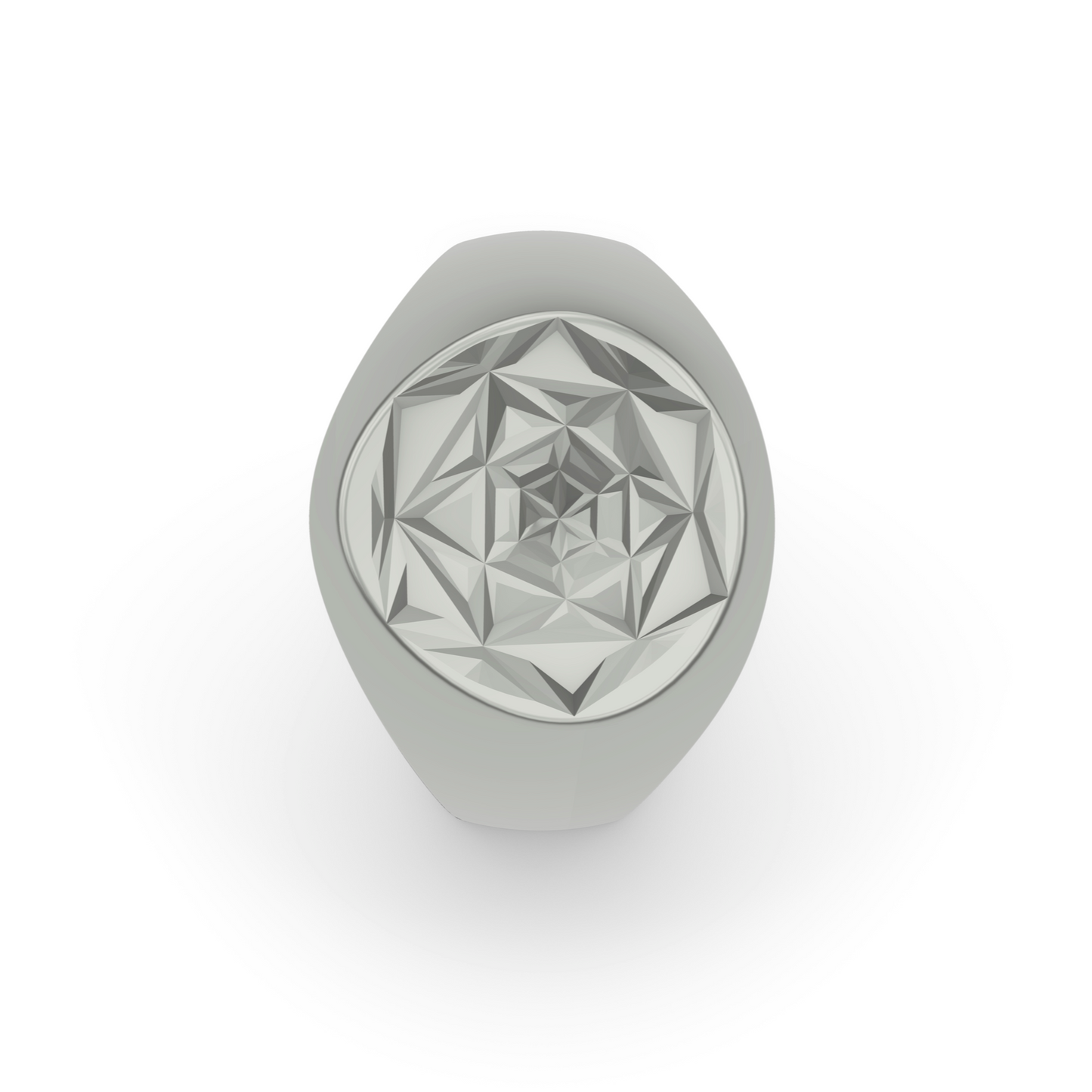 top view sterling silver prism revive