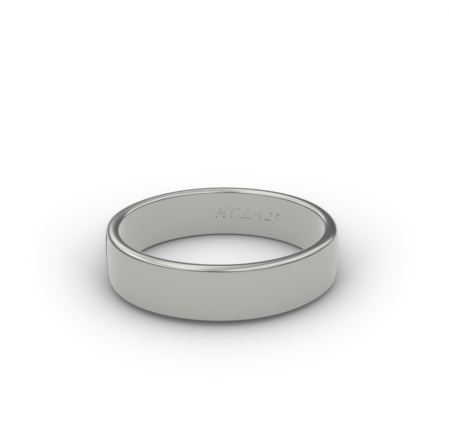 sterling silver 4mm ring band heiner c